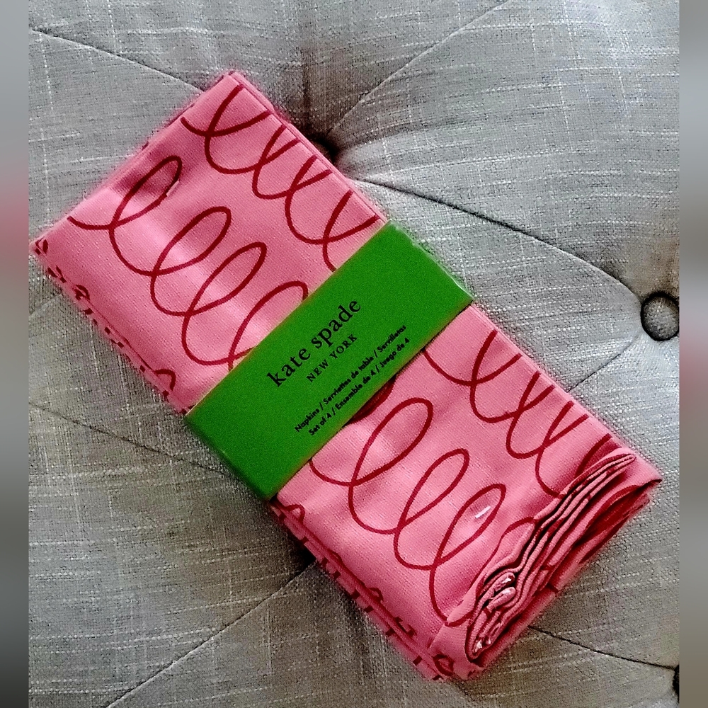 KATE SPADE NEW YORK In The Loop Cloth Napkins (Set of 4)